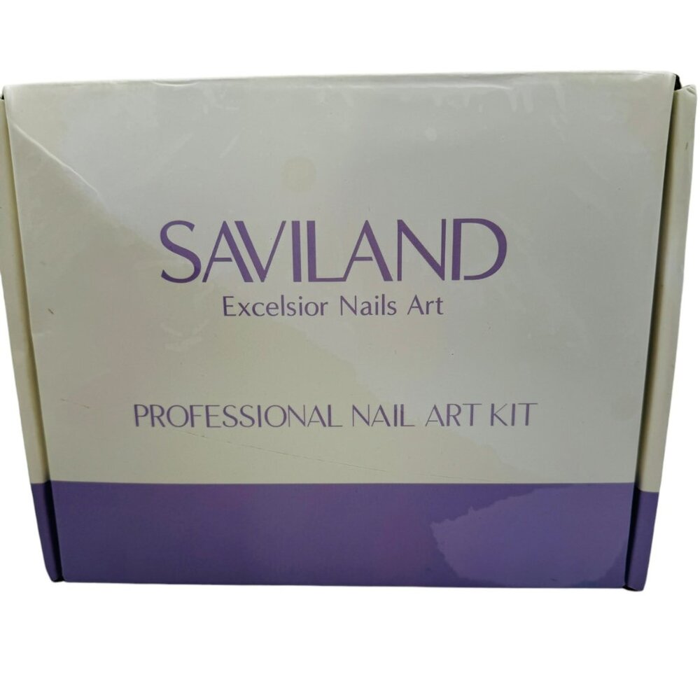 Saviland Professional Nail Art Kit - Excelsior Nails Art(bx Dmg)